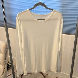 GAP White Long Sleeve Shirt
